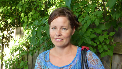 Kulturredaktör Camilla Lindberg på tidningen Västra Nyland.