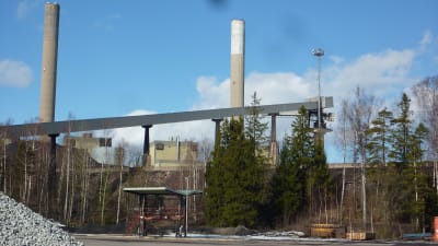Fortums kolkraftverk i Ingå som stängts.