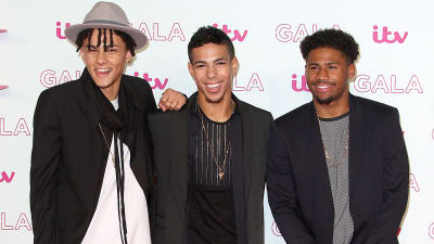 Pojkbandet 5 After Midnight, finalister i brittiska sångtävlingen X Factor.