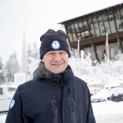Toni Roponen kuvattuna Rukalla.