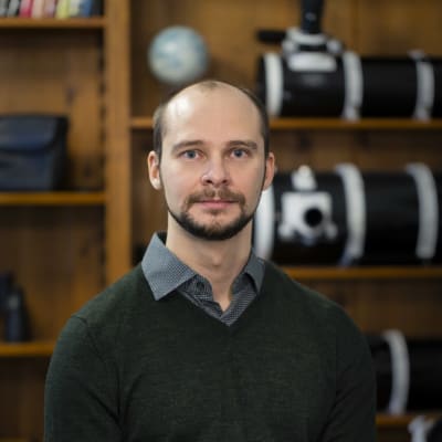Jaakko Visuri i Ursas eldklotsgrupp.