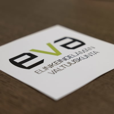 Näringslivets delegation EVA:s logo.