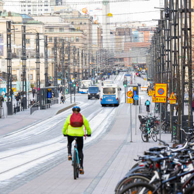 Tampereen keskusta, Hämeenkatu.