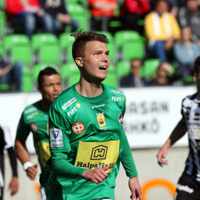 Harri Heiermann blev KPV:s första målskytt i ligan 2019.
