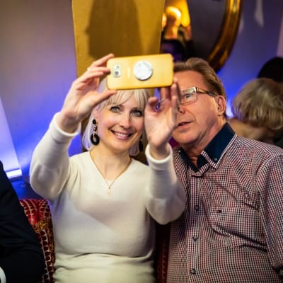 Eduskuntavaalit 2019. Perussuomalaisten vaalivalvojaiset. Laura Huhtasaari.