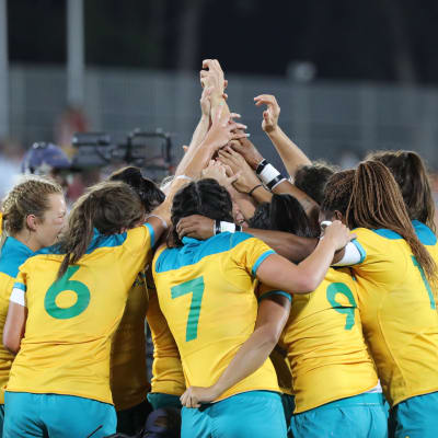 Australien vann det första OS-guldet i damernas sjumannarugby.