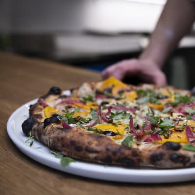 Kurpitsapizza.