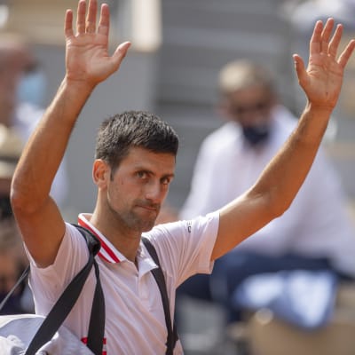 Djokovic tuulettaa.