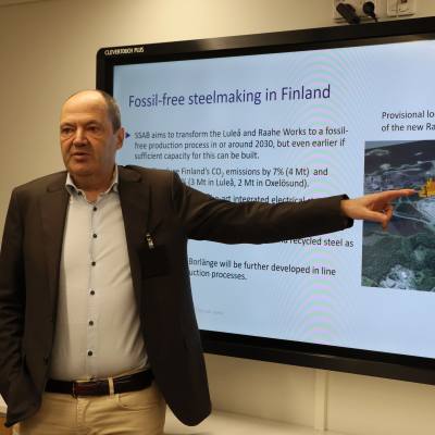 SSAB:n toimitusjohtaja Martin Lindqvist