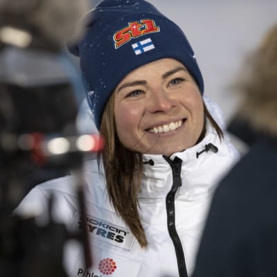 Krista Pärmäkoski i Ruka inför världscupsäsongen 2023-24.