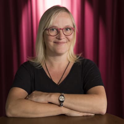 På bilden Marina Meinander