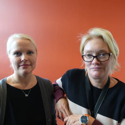 Annette Tallberg-Haahtela och Daniela Frankenhaeuser på FDUV.