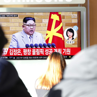 Sydkoreaner följer med Kim Jong-Uns nyårstal som ingav hopp om att Nordkorea inte tänker sabotera OS