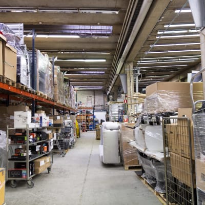 GoTruck Finland oy:n tiloja Espoon Karamalmilla