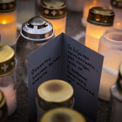 Koskelan henkirikoksen muistopaikka. 