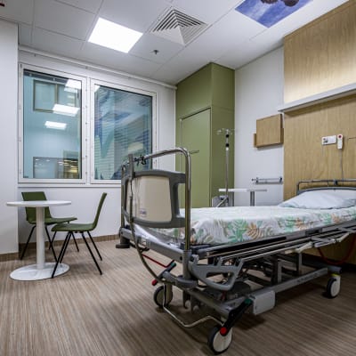 Patientrum i fyrsjukhuset ÅUCS
