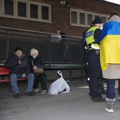 Flyktingar från Ukraina.