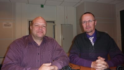 Jan-Erik Gustafsson och Dan Idman.
