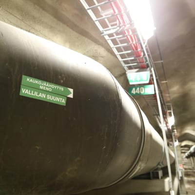 Helens servicetunnel för fjärrkyla.