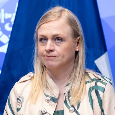 Utrikesminister Elina Valtonen.