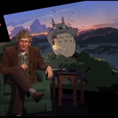 Stradan Ivan Puopolo, taustalla Totoro