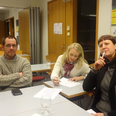 Pontus Berglund, Gunilla Wikström, Harriet Strandvik