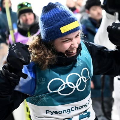 Hanna Öberg vann OS-guld i Pyeongchang.