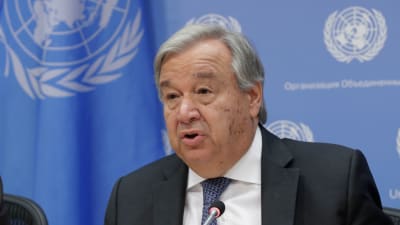 FN:s generalsekreterare Antonio Guterres.