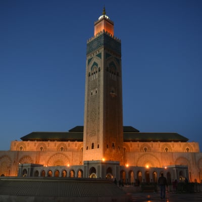 Moskén Hassan II i Casablanca, Marocko.