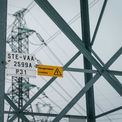 Sähkölinjoja.