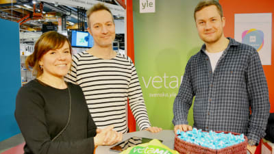 Vetamix och Yle Nyhetsskolan på Educa 2016.