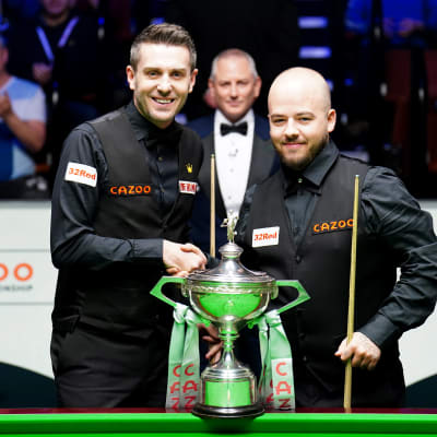 Mark Selby ja Luca Brecel kohtasivat toukokuussa snookerin MM-finaalissa, jonka Brecel vei erin 18–15.