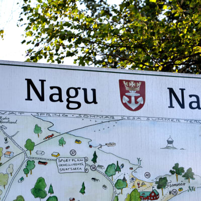 Turistkarta i Nagu
