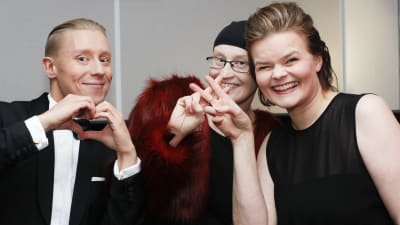 Nicke Aldén, Johanna Grönqvist och Silja Sahlgren-Fodstad