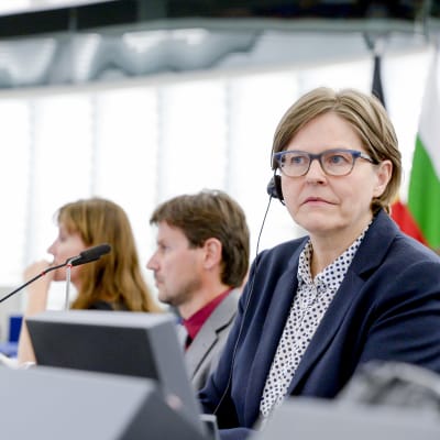 Heidi Hautala i EU-parlamentet.