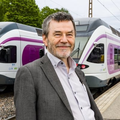 Antero Alku, raideliikenneasiantuntija, Suomen Lähijunat Oy.