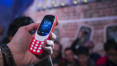Presentation av ny Nokia 3310 den 26 februari 2017.