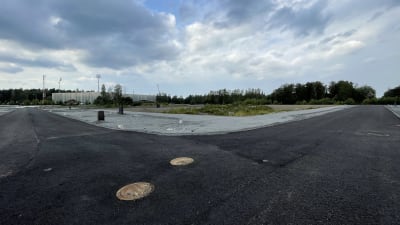 Vaasan Ravilaakson rakennustyömaa. 