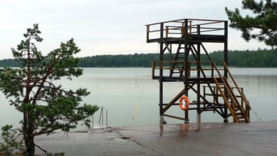 Hopptornet vid Hopom träsk i Liljendal
