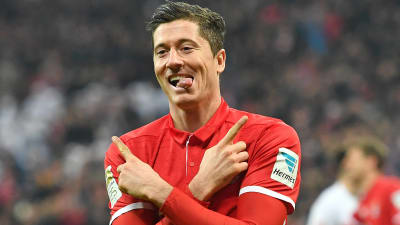 Robert Lewandowski gör sin tredje säsong i Bayern.