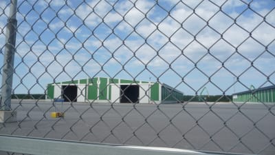 Magasin vid djuphamnen i Kaskö