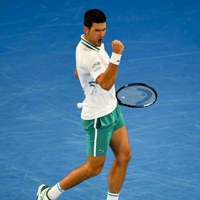 Novak Djokovic imponerade i herrsingelfinalen.
