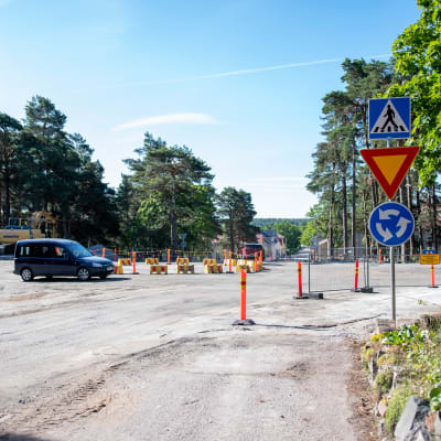 Rondellbygge i Ekenäs centrum