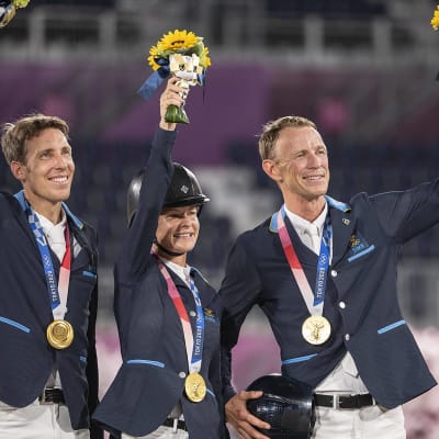 Henrik von Eckerman, Malin Baryard-Johnsson och Peder Fredricson.