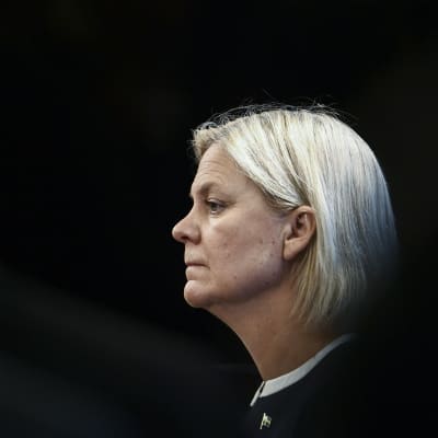 Ruotsin pääministeri Magdalena Andersson ilmoitti erostaan lehdistötilaisuudessa Tukholmassa.