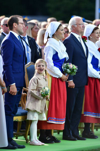 40-åriga prinsessan Victoria firades i Borgholm på Öland den 14 juli 2017.