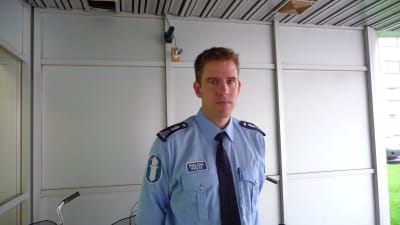 Mikael Appel från Polisen i Vasa
