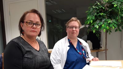 Monika Sivula och Miia Hyytinen-Oinas.