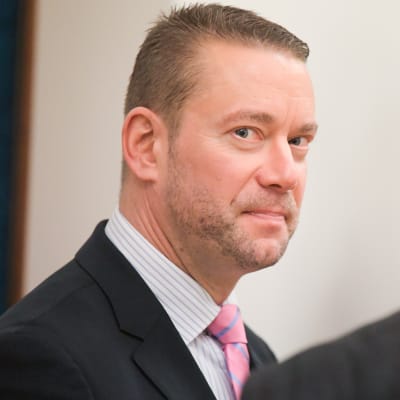 Stefan Wallin i riksdagen i april 2016.