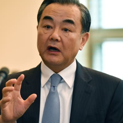 Kinas utrikesminister Wang Yi på besök i Australien 7.2.2017